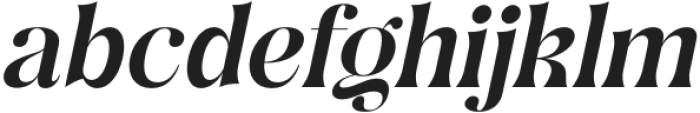 Sunyshine Italic otf (400) Font LOWERCASE