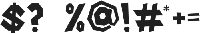 Super Black Regular ttf (900) Font OTHER CHARS
