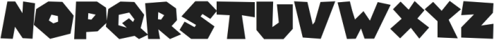 Super Black Regular ttf (900) Font LOWERCASE