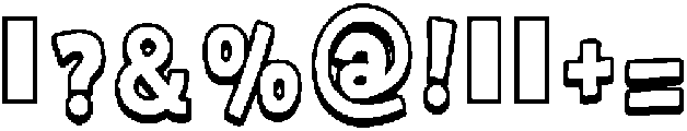 Super Blok Regular otf (400) Font OTHER CHARS