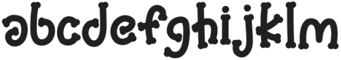 Super Bones Regular otf (400) Font LOWERCASE