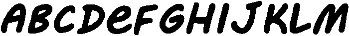 Super Bubble Regular otf (400) Font UPPERCASE
