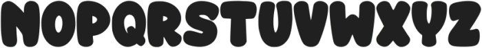 Super Bubble Regular ttf (400) Font UPPERCASE