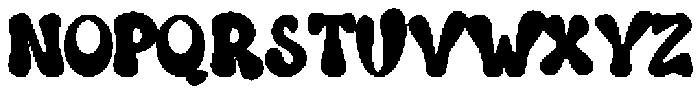 Super Chiby Regular otf (400) Font UPPERCASE