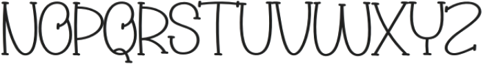 Super Groovy Regular otf (400) Font UPPERCASE