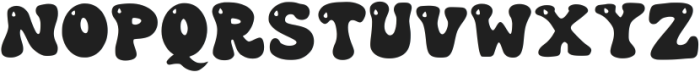 Super Groovy Regular ttf (400) Font UPPERCASE