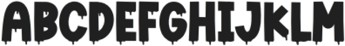 Super Hunted Regular otf (400) Font UPPERCASE