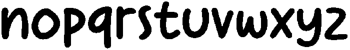 Super Kiddy Sans Regular otf (400) Font LOWERCASE