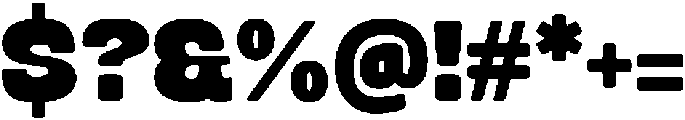 Super Meaty Regular otf (400) Font OTHER CHARS