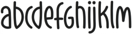 Super Monday Regular otf (400) Font LOWERCASE