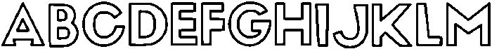 Super Outline Regular otf (400) FONT