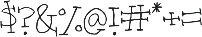Super Serifs ttf (400) Font OTHER CHARS