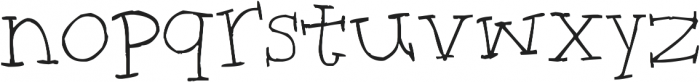 Super Serifs ttf (400) Font LOWERCASE