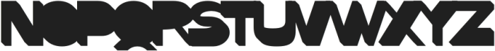 Super Seventies Extrude Regular otf (400) Font UPPERCASE