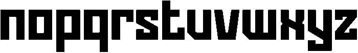 Super otf (400) Font LOWERCASE