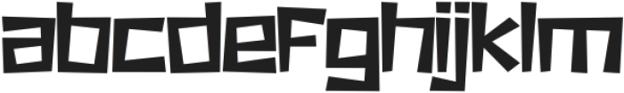 SuperCrash-Regular otf (400) Font LOWERCASE