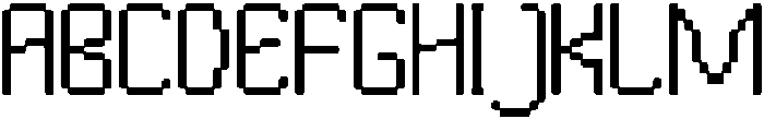 Superbit Regular otf (400) Font UPPERCASE