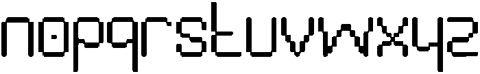 Superbit Regular otf (400) Font LOWERCASE