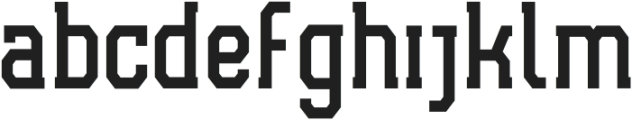 Supercard-Regular otf (400) Font LOWERCASE