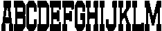 SuperiorActioned-Regular otf (400) Font UPPERCASE