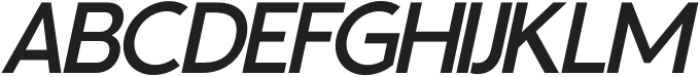Supernus-Italic otf (400) Font UPPERCASE