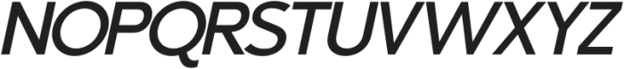 Supernus-Italic otf (400) Font UPPERCASE