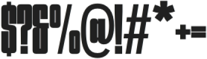 Supertall Bold otf (700) Font OTHER CHARS