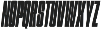 Supertall Regular Oblique otf (400) Font UPPERCASE