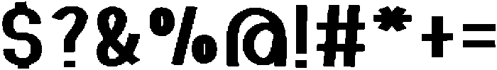 Support Regular otf (400) Font OTHER CHARS