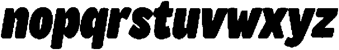 Supreme Bold Regular otf (700) Font LOWERCASE