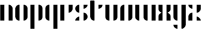 Supreme otf (400) Font LOWERCASE