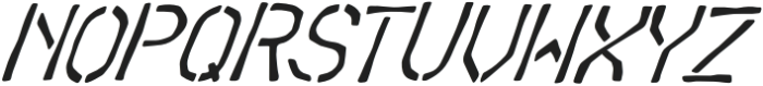 SupremoEstarcido Italic otf (400) Font UPPERCASE