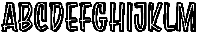 Sure Shot Inlay otf (400) Font UPPERCASE