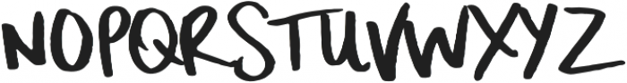 Surf Up otf (400) Font LOWERCASE