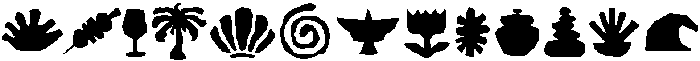Surfo Dingbat otf (400) Font UPPERCASE