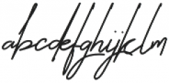 Surfshirt Signature otf (400) Font LOWERCASE
