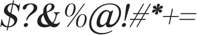 SurfsideParadise-Italic otf (400) Font OTHER CHARS