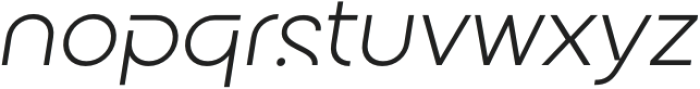 Surgena Light Italic otf (300) Font LOWERCASE