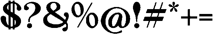 Survivor Regular otf (400) Font OTHER CHARS