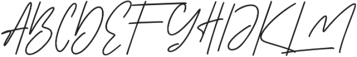 Susanti signature otf (400) Font UPPERCASE