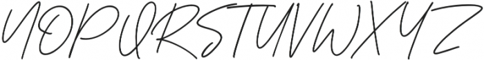 Susanti signature otf (400) Font UPPERCASE