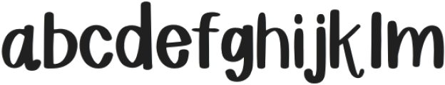 SushiBar Regular otf (400) Font LOWERCASE