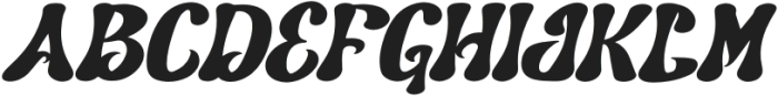Sustacy Italic otf (400) Font UPPERCASE