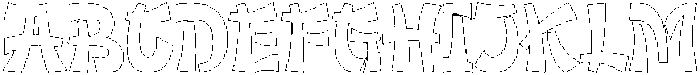 Susuke Endi Outline otf (400) Font UPPERCASE