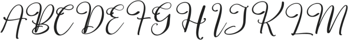 Sutena Italic otf (400) Font UPPERCASE