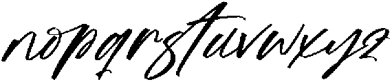 Suthel Matik Italic otf (400) Font LOWERCASE