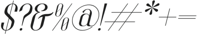 Sutherla Romance Sans Serif Italic otf (400) Font OTHER CHARS