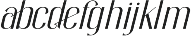 Sutherla Romance Sans Serif Italic otf (400) Font LOWERCASE