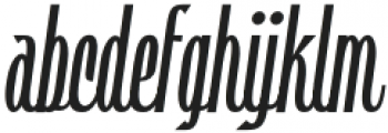 Sutray Italic ExtraLight Italic otf (200) Font LOWERCASE