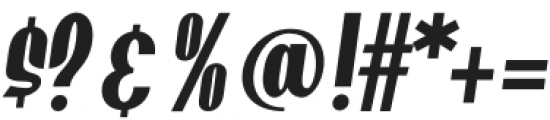 Sutray Italic Semi Bold Italic otf (600) Font OTHER CHARS